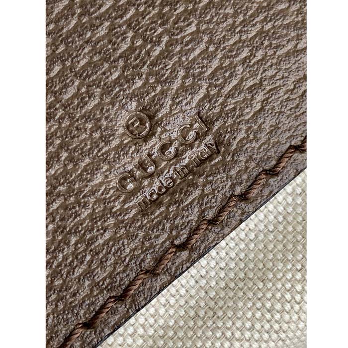 Gucci GG Women Ophidia Mini GG Top Handle Bag Beige Ebony Supreme