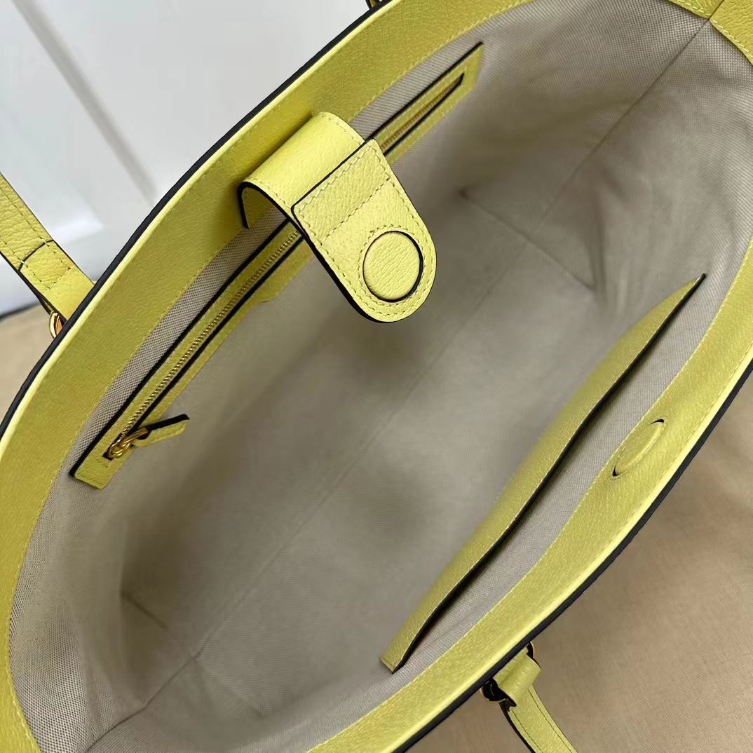 Gucci Unisex Ophidia Jumbo GG Medium Tote Beige Banana Double G