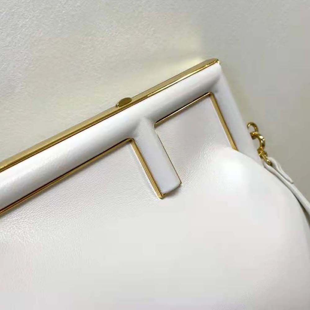 Fendi Women First Small White Leather Bag