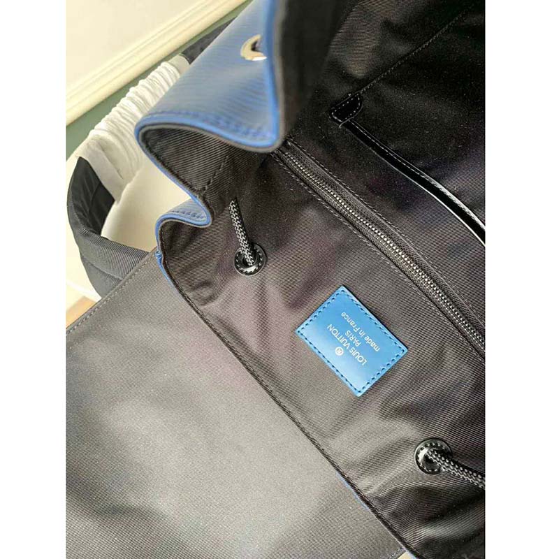 Louis Vuitton LV Unisex Christopher Backpack PM in Cowhide Leather-Navy