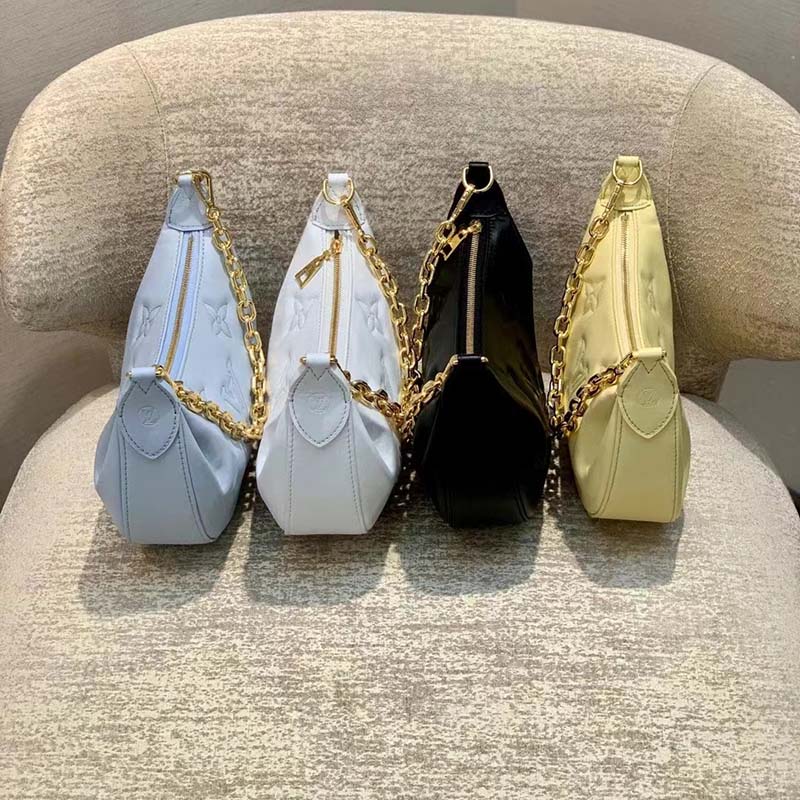 Louis Vuitton LV Women Over The Moon White Quilted Embroidered Smooth Calf Leather