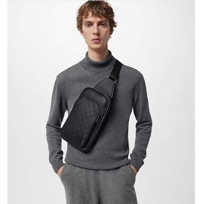 Louis Vuitton LV Unisex Avenue Slingbag NM Damier Infini Cowhide Leather