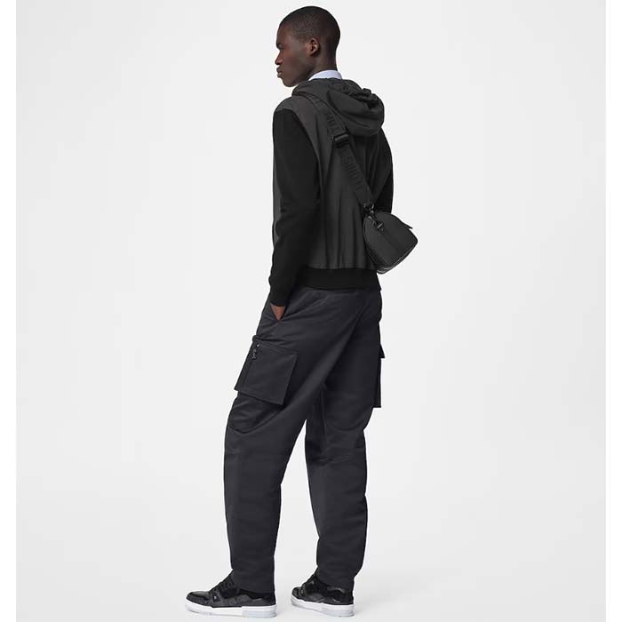 Louis Vuitton Unisex LV Trainer Sneaker Eclipse Monogram Canvas Rubber Outsole Initials Monogram Flowers