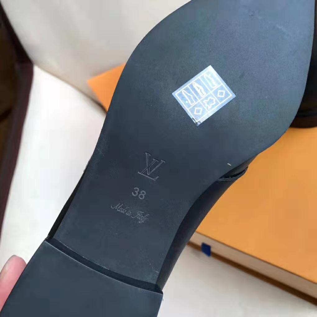 Louis Vuitton LV Women Jumble Flat Ankle Boot in Calf Leather-Black