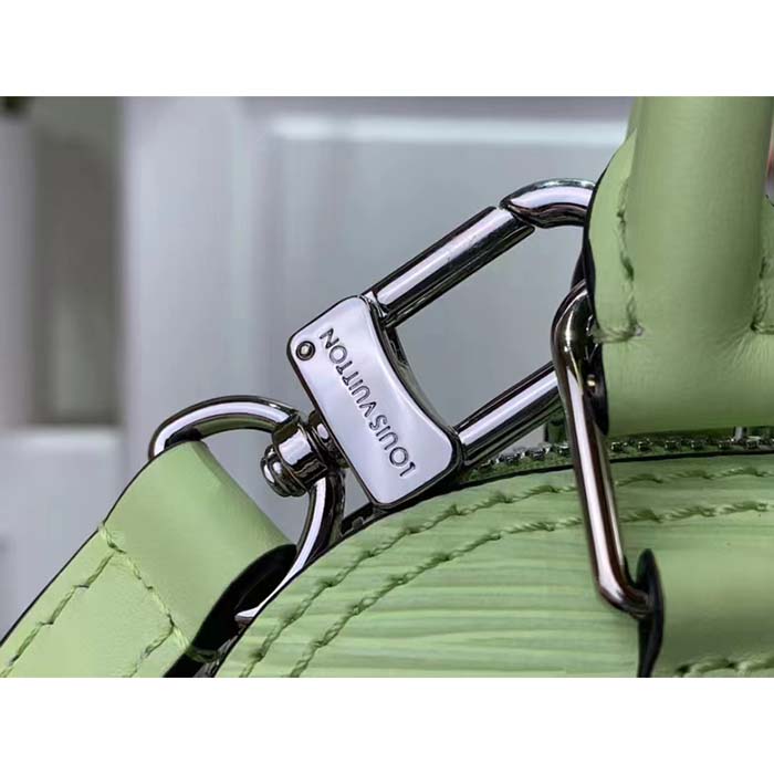 Louis Vuitton LV Women Nano Alma Handbag Vert Noto Green Epi Grained Cowhide Leather