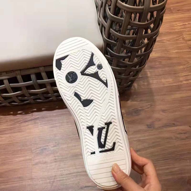 Louis Vuitton Unisex Charlie Sneaker Boot Cacao Brown Mix Recycled Bio-Based Materials