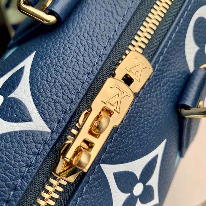 Louis Vuitton LV Women Seedy Bandoulière 20 Dégradé Blue Embossed Supple Cowhide Leather