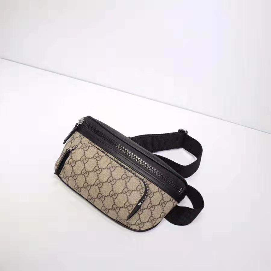 Gucci GG Unisex Gucci Eden Belt Bag in Beige/Ebony GG Supreme Canvas
