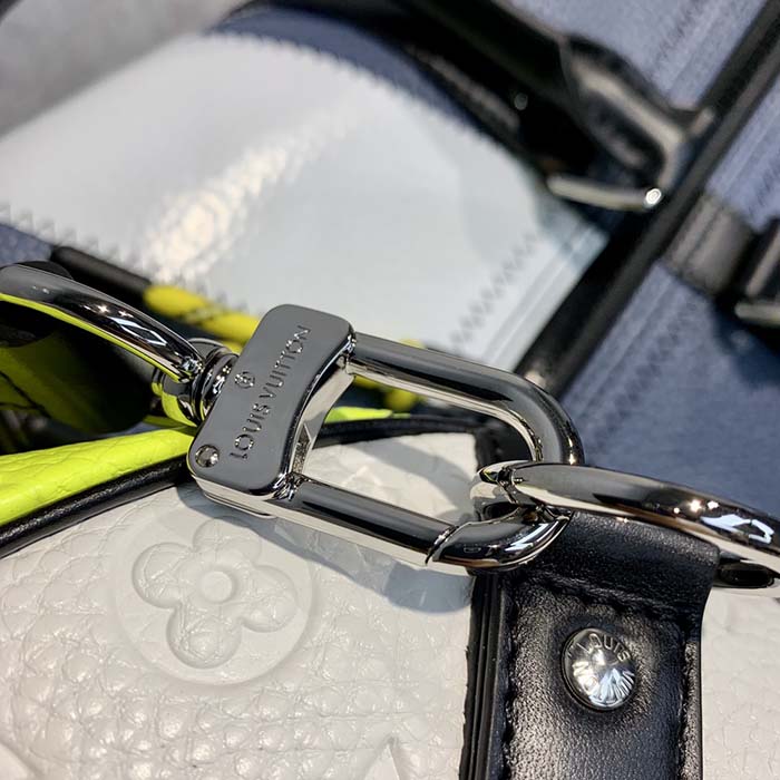 Louis Vuitton LV Unisex Keepall Bandoulière 50B Yellow Taurillon Cowhide Leather