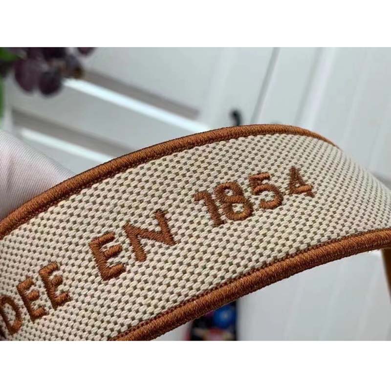 Louis Vuitton LV Women Capucines MM Handbag Caramel Brown Taurillon Leather Canvas