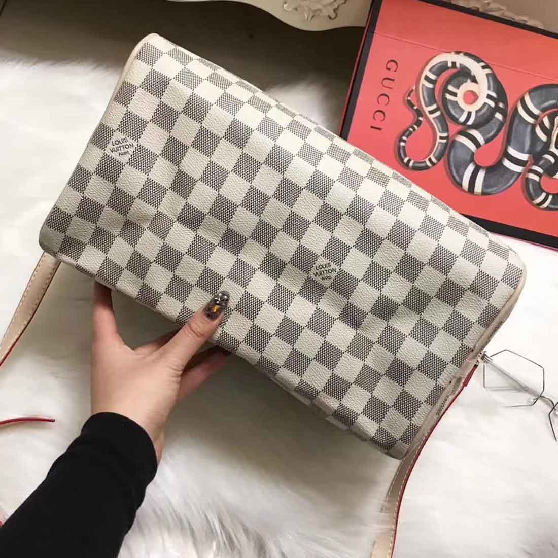 Louis Vuitton LV Speedy Bandouliere 30 N41373
