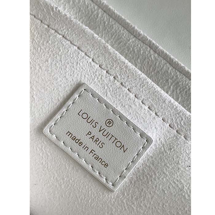 Louis Vuitton LV Women Hold Me Top-Handle Bag White Smooth Cowhide Leather