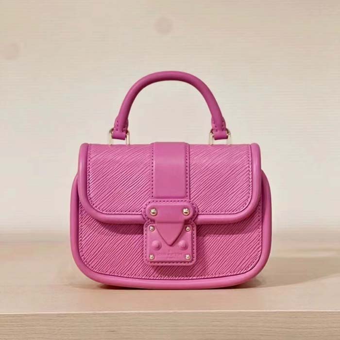 Louis Vuitton LV Women Hide Seek Lilas Provence Lilac Epi Grained Smooth Cowhide Leather