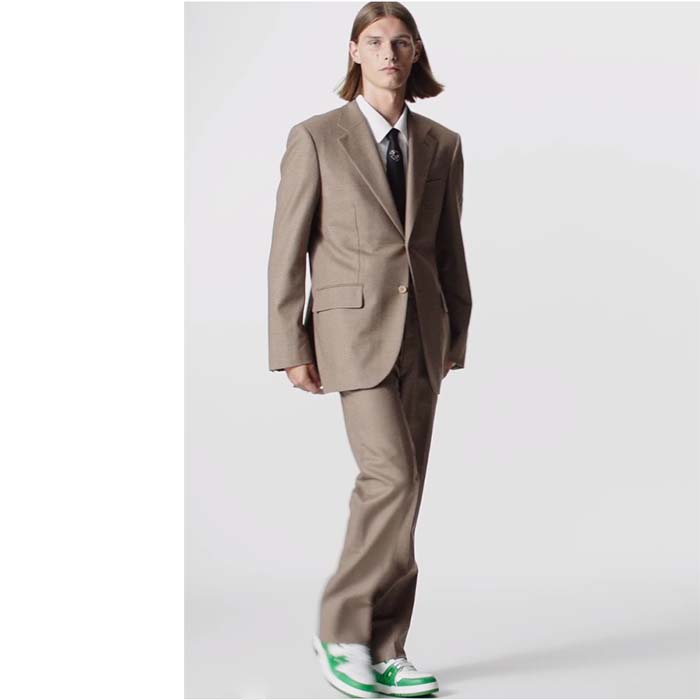 Louis Vuitton Unisex LV Trainer Sneaker Green Mini Monogram Embossed Calf Leather