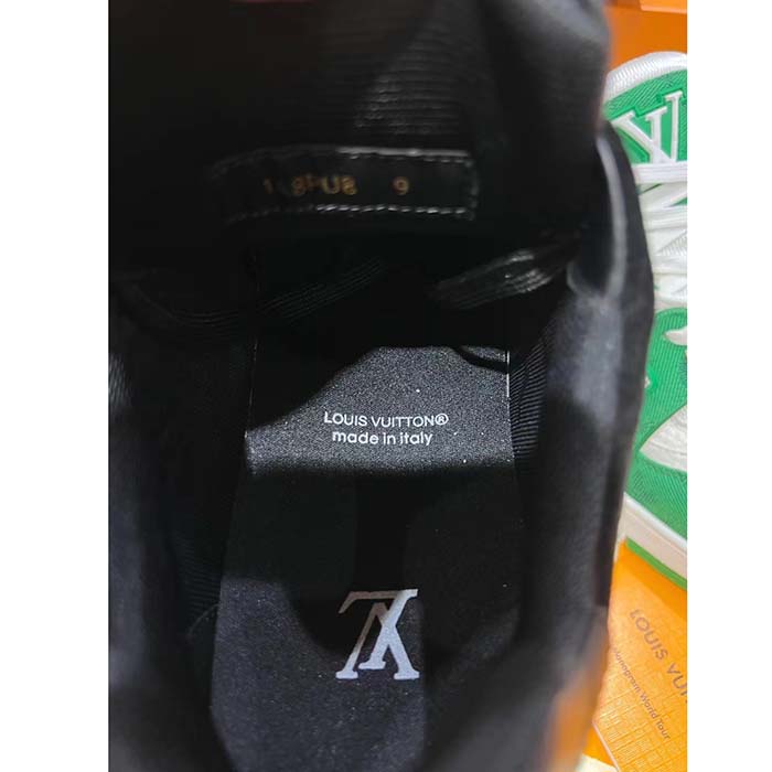 Louis Vuitton Unisex LV Trainer Sneaker Black Eclipse Monogram Canvas Rubber Flowers