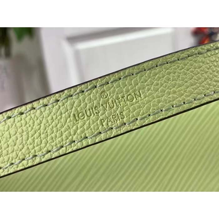 Louis Vuitton LV Women Buci Green Epi Grained Smooth Cowhide Leather