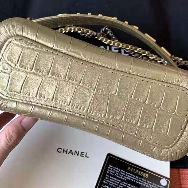 Chanel Women Chanel’s Gabrielle Large Hobo Bag-Gold