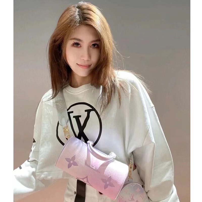 Louis Vuitton LV Women Papillon BB Handbag Sunrise Pastel Monogram Coated Canvas