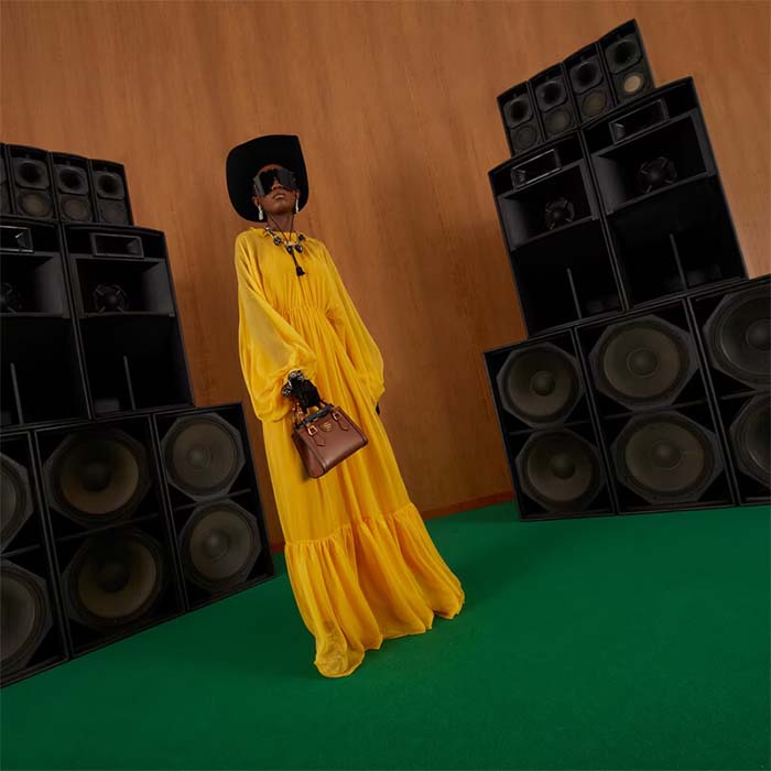 Gucci GG Women Diana Mini Tote Bag Cuir Brown Leather Double G