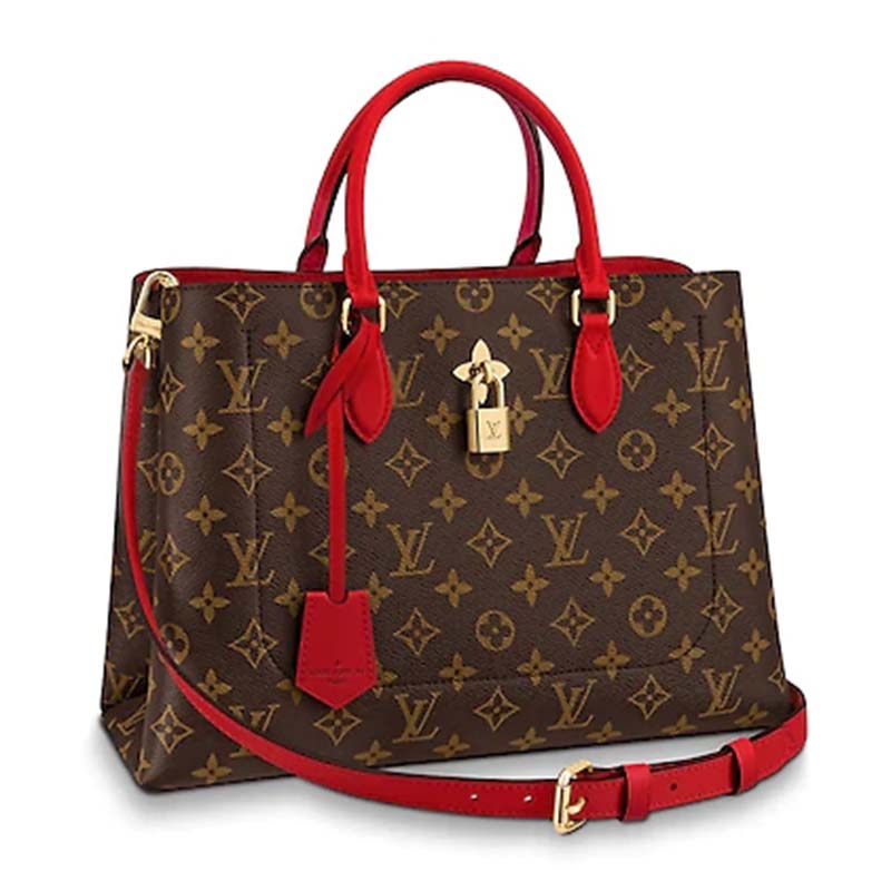 Louis Vuitton LV Women Flower Tote Monogram Coated Canvas