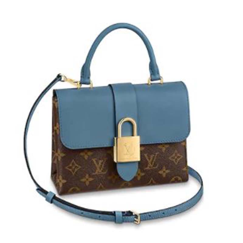 Louis Vuitton LV Women Locky BB Bag in Monogram Coated Canvas and Smooth Cowhide Leather