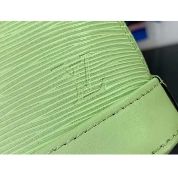 Louis Vuitton LV Women Nano Alma Handbag Vert Noto Green Epi Grained Cowhide Leather