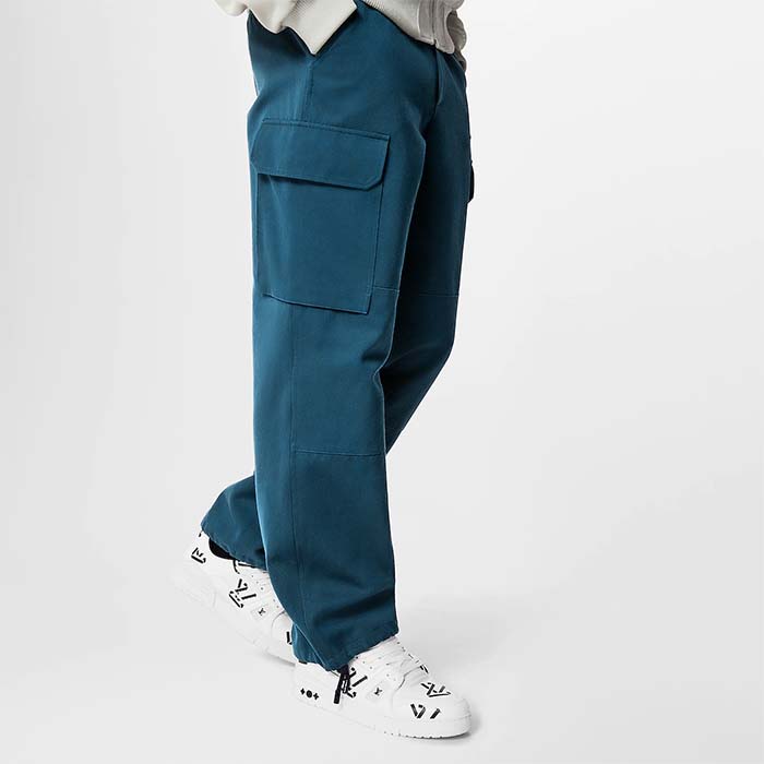 Louis Vuitton Unisex LV Trainer Sneaker Black Mix Sustainable Materials Monogram Flowers