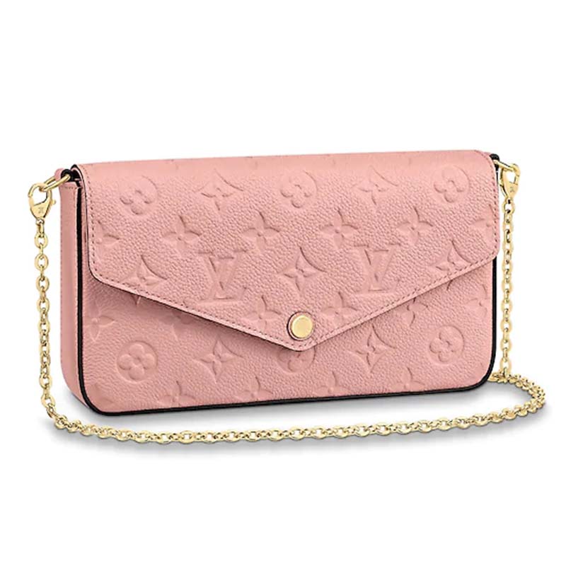 Louis Vuitton LV Women Félicie Pochette Monogram Empreinte Leather