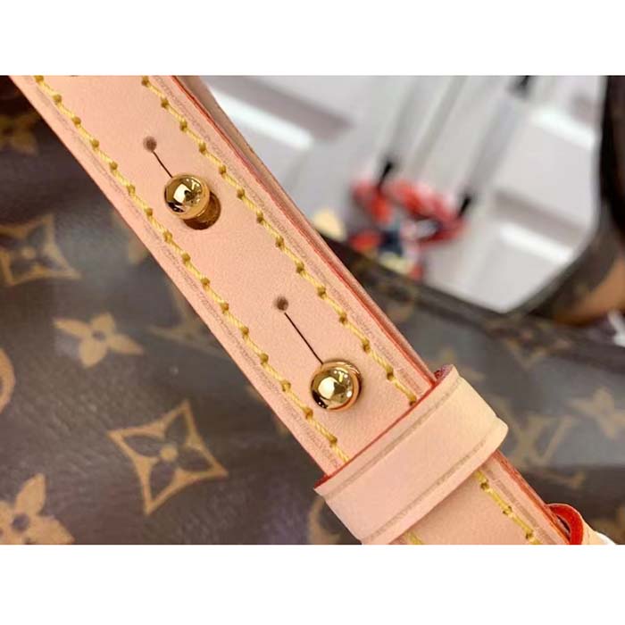 Louis Vuitton LV Unisex Atlantis GM Monogram Reverse Coated Canvas Cowhide Leather