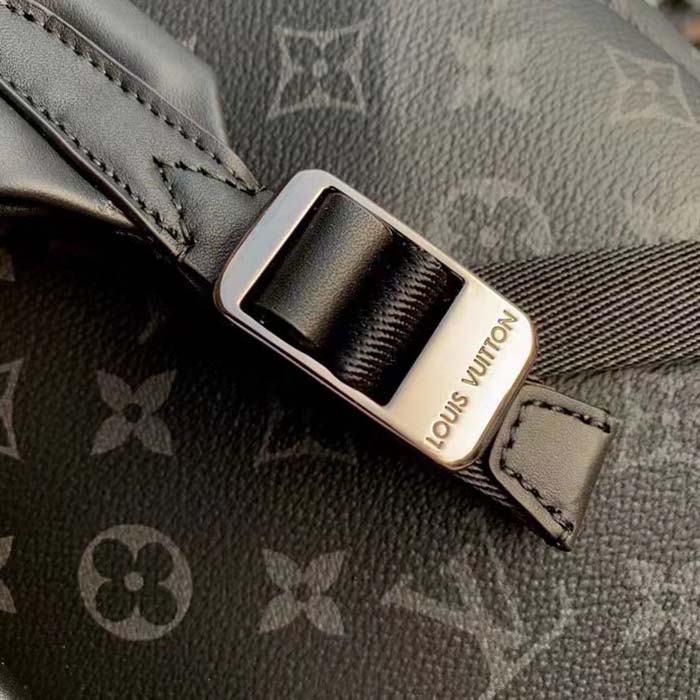 Louis Vuitton LV Unisex Discovery Backpack PM Monogram Eclipse Coated Canvas Cowhide Leather