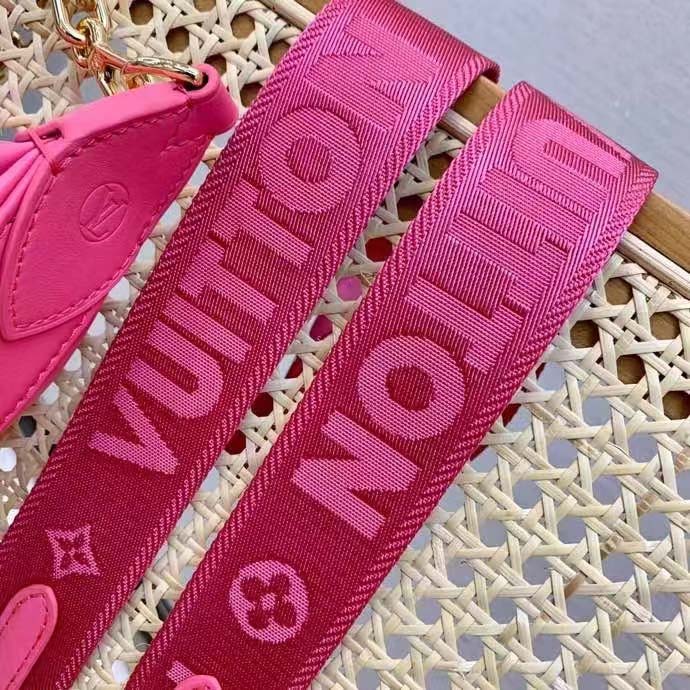 Louis Vuitton LV Women Over The Moon Pink Quilted Embroidered Smooth Calf Leather