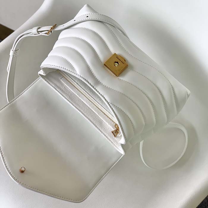 Louis Vuitton LV Women Hold Me Top-Handle Bag White Smooth Cowhide Leather