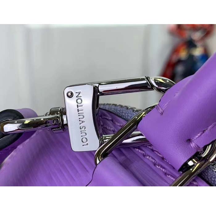 Louis Vuitton LV Women Nano Alma Handbag Lilas Provence Lilac Epi Grained Cowhide Leather