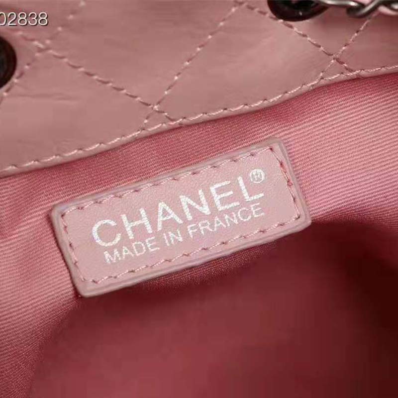 Chanel Women Chanel’s Gabrielle Small Hobo Bag in Aged Smooth Calfskin-Pink