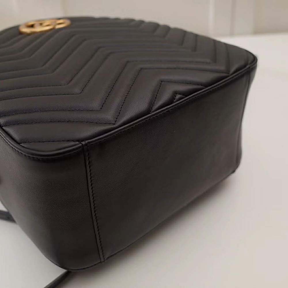 Gucci GG Women GG Marmont Quilted Leather Backpack