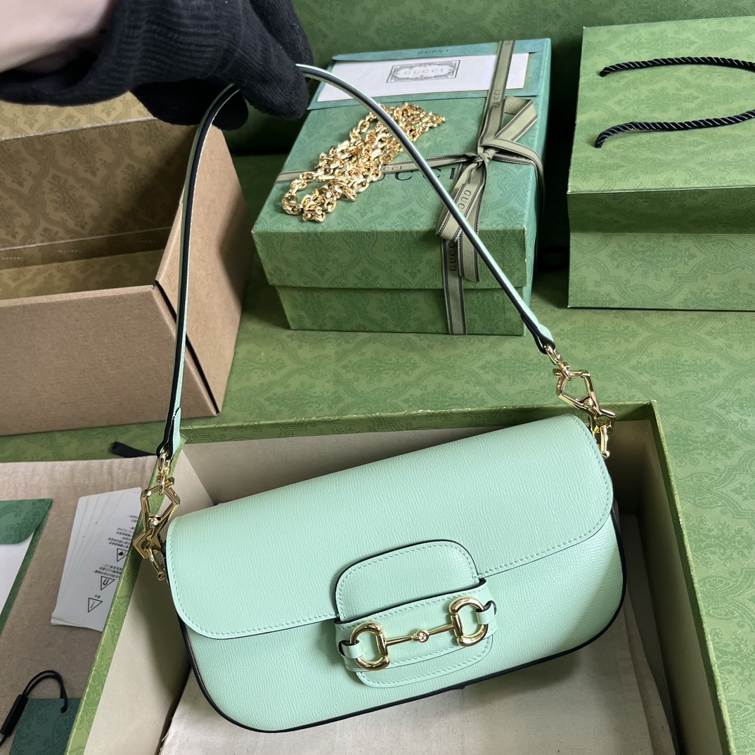 Gucci Women Dionysus Small Shoulder Bag Light Green Leather GG Supreme Canvas