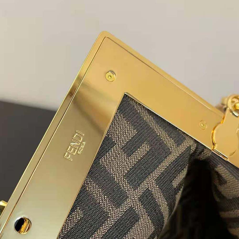 Fendi Women First Medium Pink Sheepskin Bag