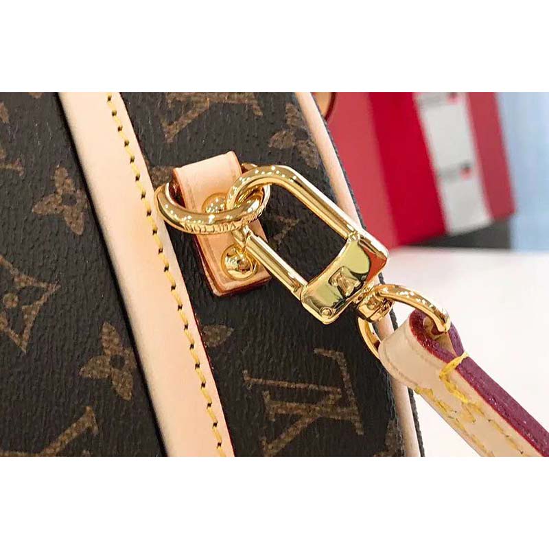 Louis Vuitton LV Women Petite Boite Chapeau in Coated Monogram Canvas-Brown
