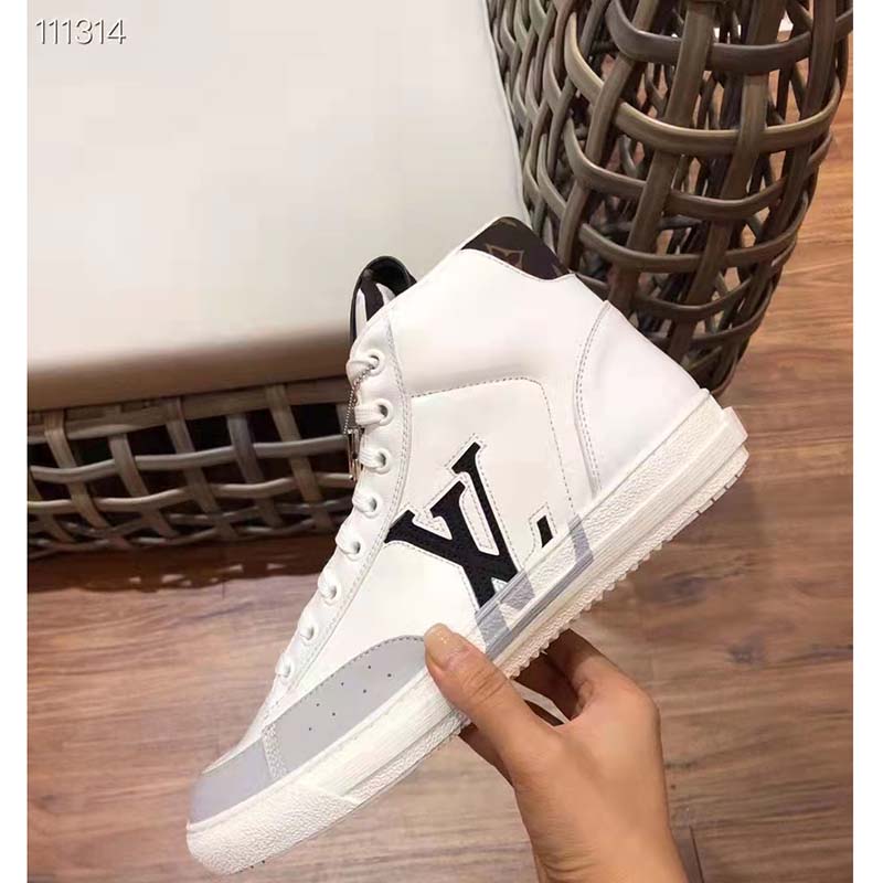 Louis Vuitton Unisex Charlie Sneaker Boot Cacao Brown Mix Recycled Bio-Based Materials