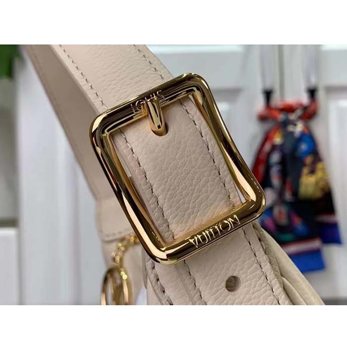 Louis Vuitton LV Women Mini Moon Cream Monogram Empreinte Embossed Supple Grained Cowhide Leather