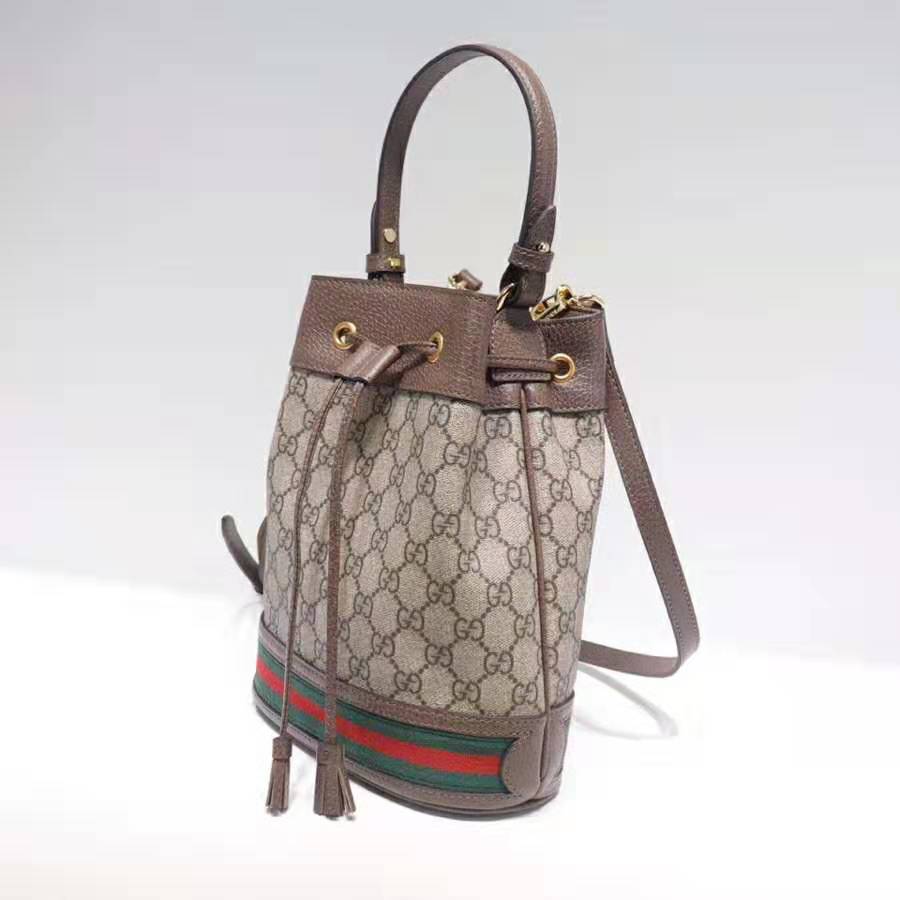 Gucci GG Women Ophidia Small GG Bucket Bag