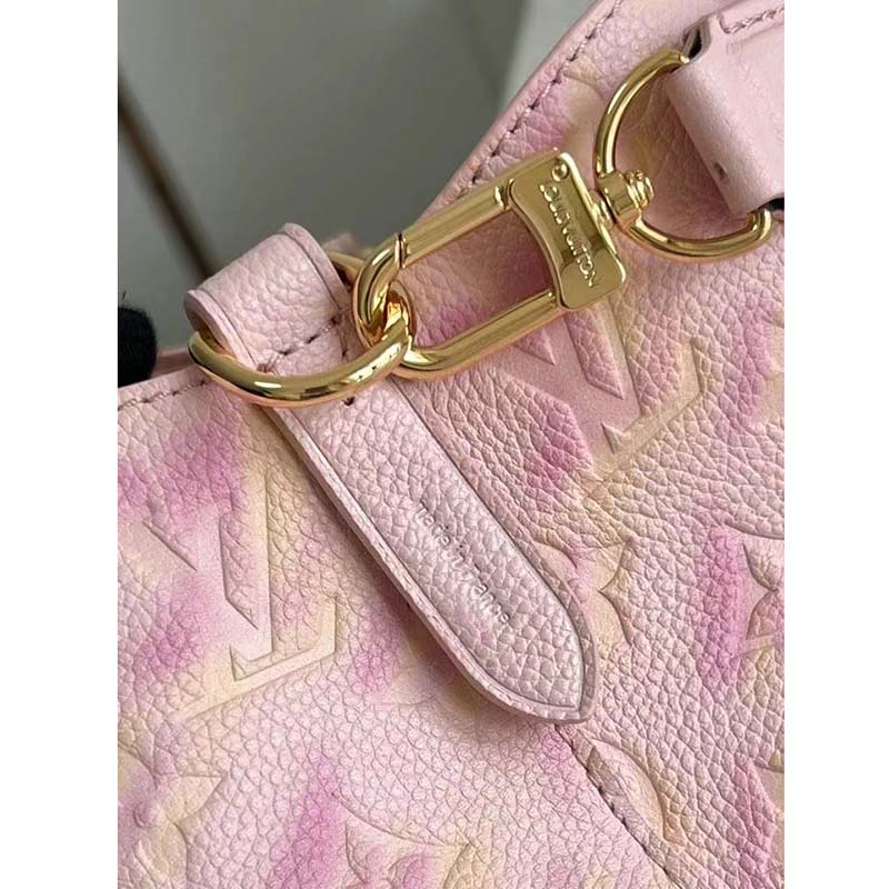 Louis Vuitton LV Women NéoNoé Bucket Bag Pink Sprayed Embossed Grained Cowhide