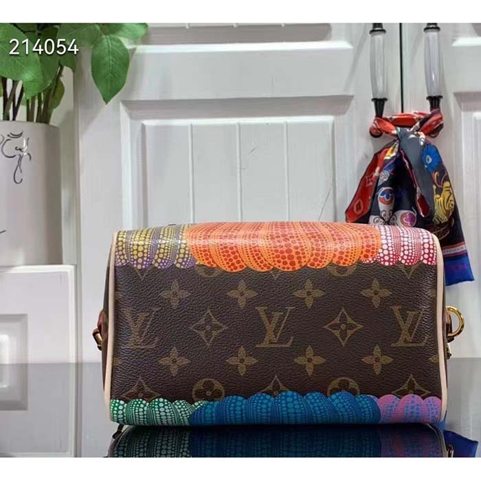 Louis Vuitton Women LV x YK Speedy Bandoulière 20 Monogram Coated Canvas Pumpkin Print
