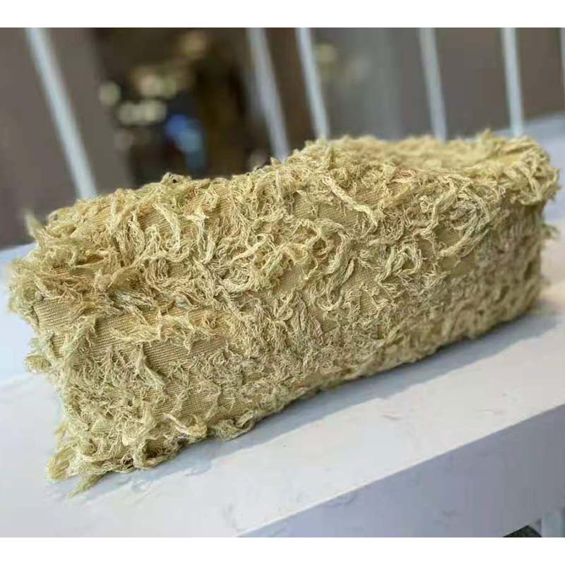 Chanel Women Large Hobo Bag Tweed Calfskin Gold-Tone Metal Yellow