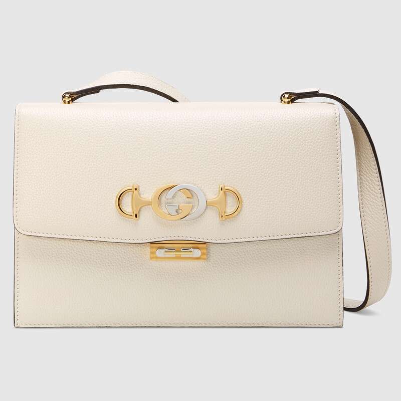 Gucci GG Women Gucci Zumi Grainy Leather Small Shoulder Bag