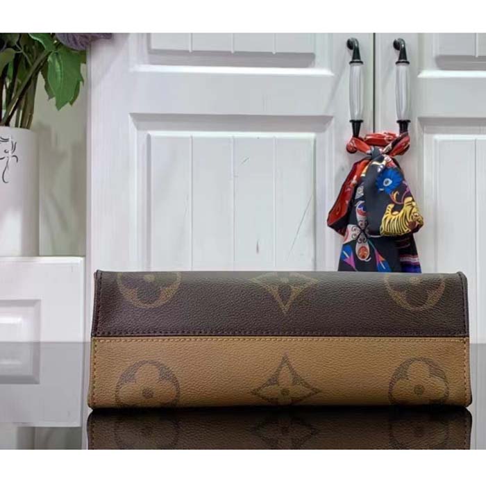 Louis Vuitton LV Women OnTheGo East West Giant Monogram Monogram Reverse Coated Canvas