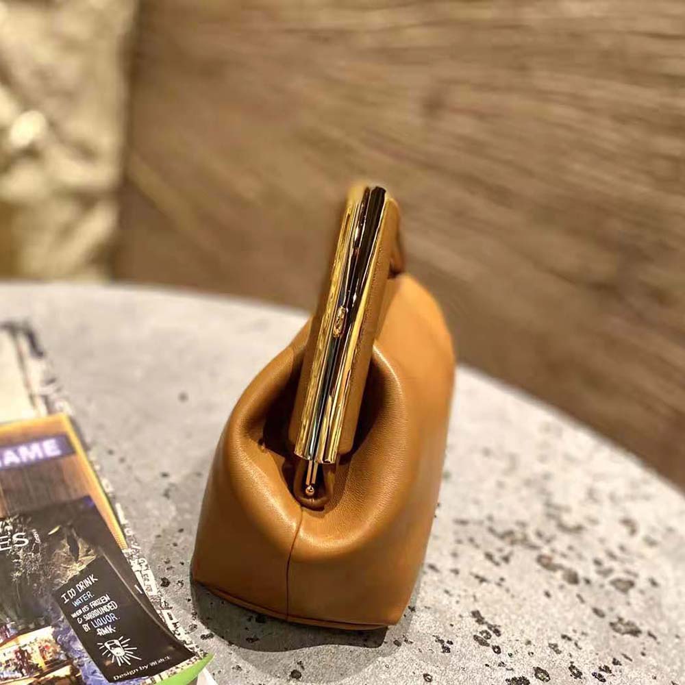 Fendi Women First Small Nappa Leather Bag-Brown