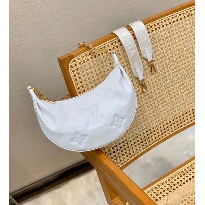 Louis Vuitton LV Women Over The Moon White Quilted Embroidered Smooth Calf Leather