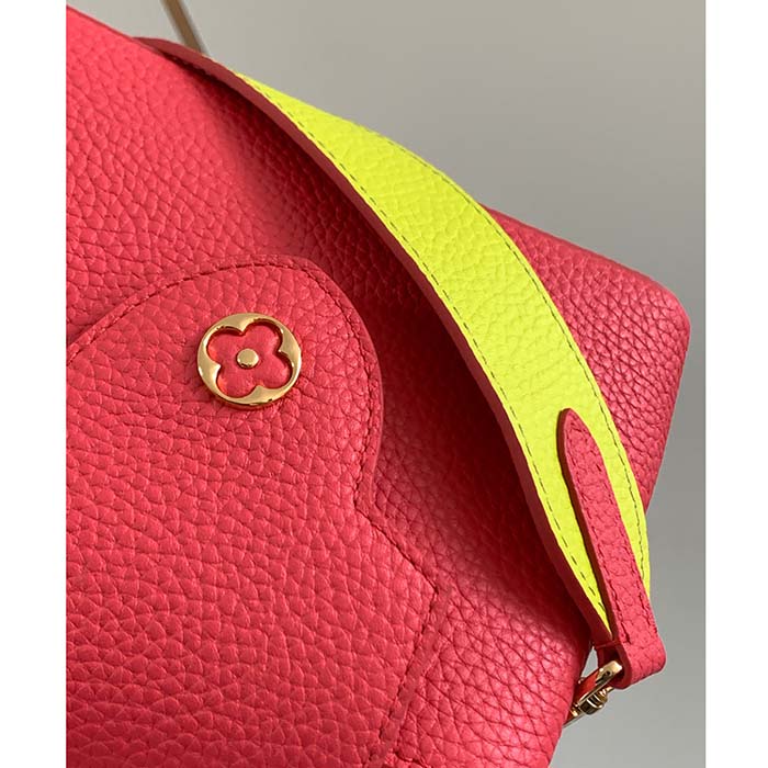 Louis Vuitton LV Women Capucines Mini Handbag Dragon Fruit Pink Cedrat Taurillon Leather