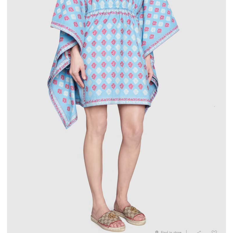 Gucci Unisex GG Matelassé Canvas Espadrille Sandal Beige Ebony 2 Cm Heel